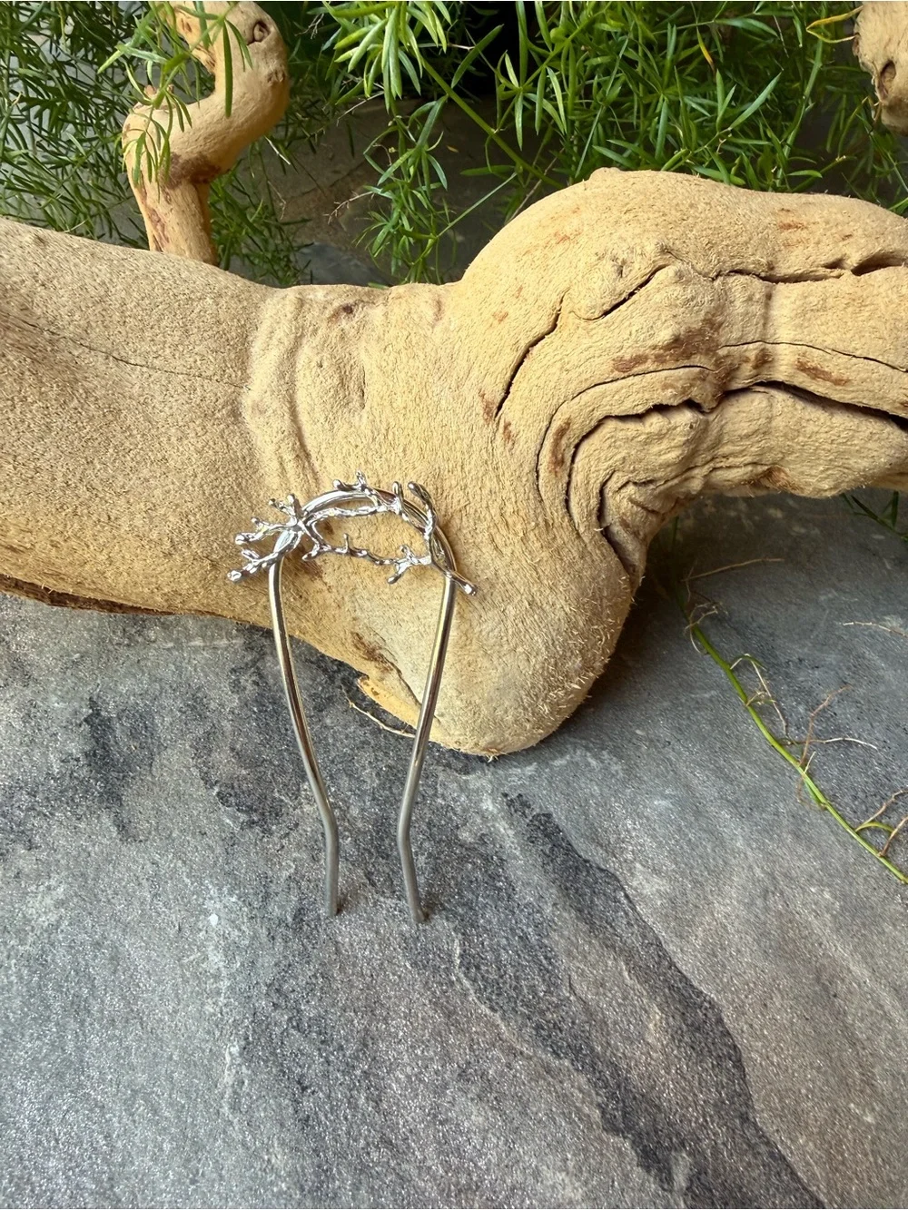 New🌟Free People -Silver Violin Hair Accessory